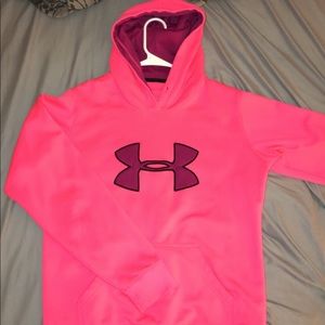 Pink Under Armour Hoodie